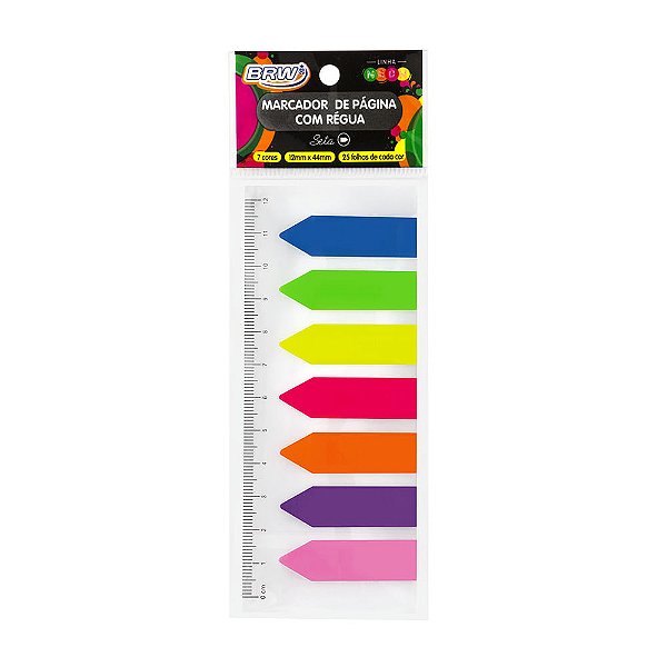MARCADOR PAGINA SMART NOTES SETA NEON 12X44MM 175F