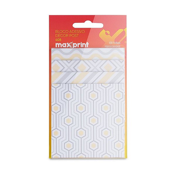 BLOCO ADESIVO MAX STEP DECOR 408 MAX 1 PACOTE