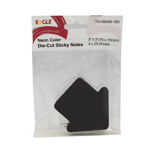 BLOCO ADESIVO 75X75MM 100F SETA