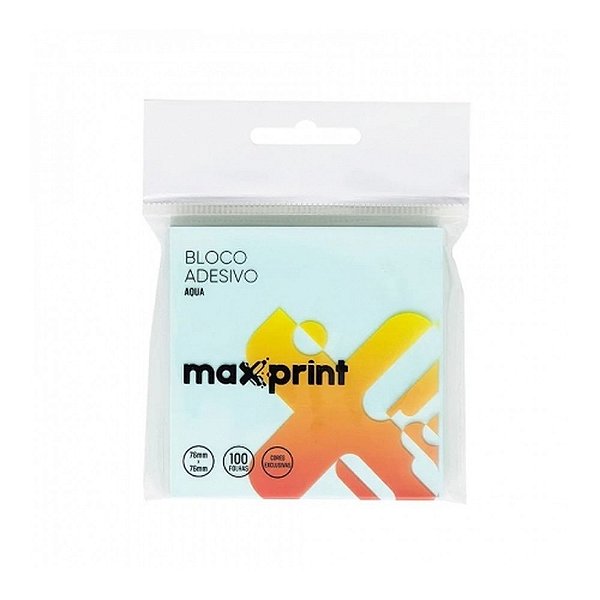 BLOCO ADESIVO MEDIO AQUA- LINHA HOPE MAX 1 PC