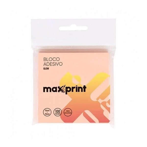 BLOCO ADESIVO MEDIO GLOW- LINHA HOPE MAX 1 PC