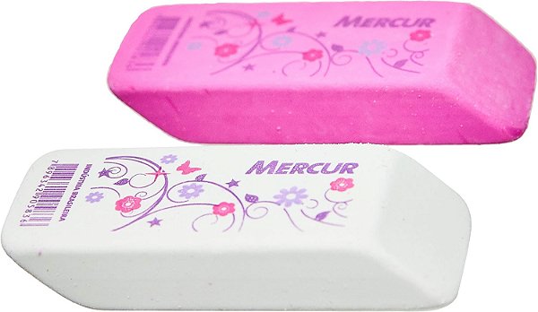 BORRACHA PLASTICA DECORADA COLOR