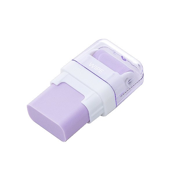 BORRACHA CAPA PLASTICA WIPE C/ROLO LILAS