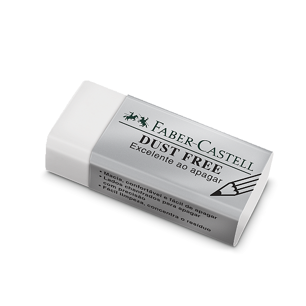 BORRACHA DUST FREE BRANCA