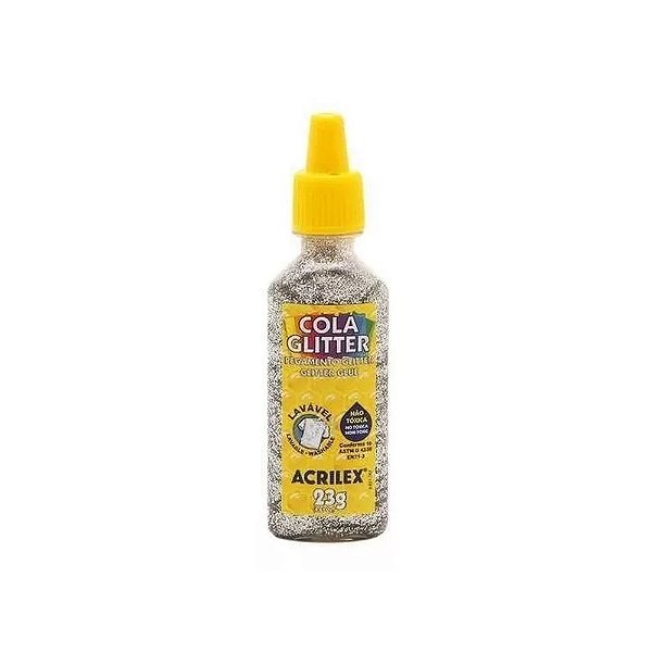 COLA GLITTER 23G PRATA