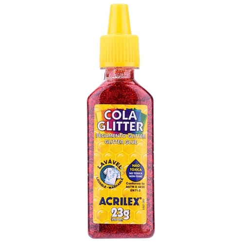 COLA GLITTER 23G VERMELHO