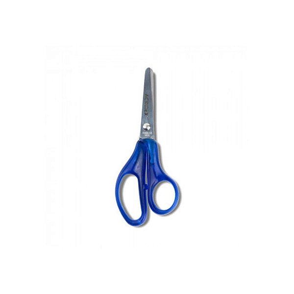 TESOURA ESCOLAR 13CM AZUL