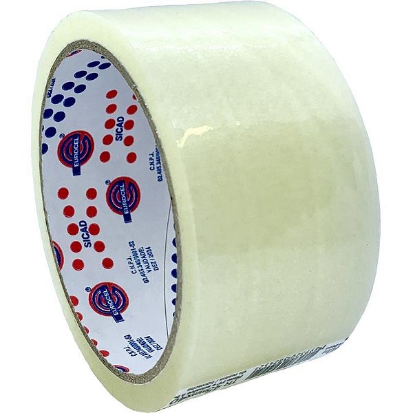 FITA ADESIVA PLASTICA 45MMX040M TRANSPARENTE