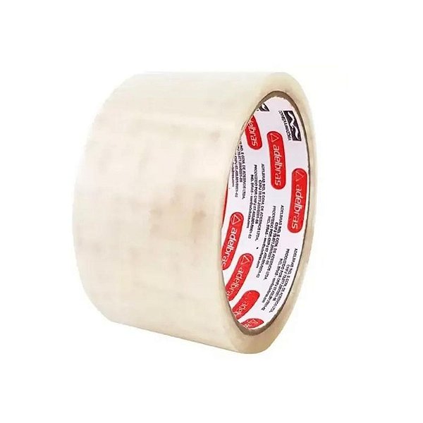 FITA ADESIVA PLASTICA 48MMX050M TRANSPARENTE