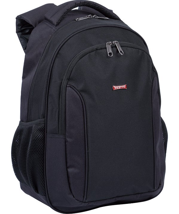 MOCHILA ESCOLAR/NOTEBOOK ALLIANCE 2 DIVISOES PRETA