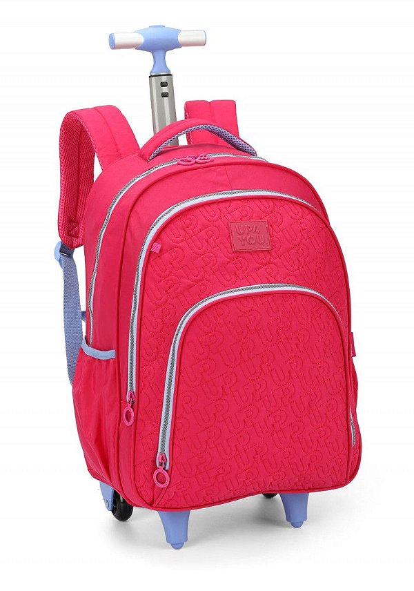 MOCHILA C/RODAS UP4YOU G VINHO