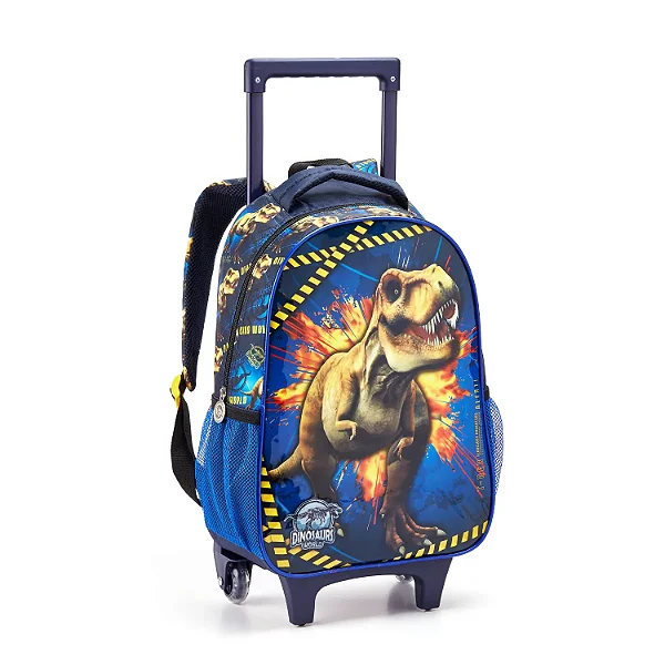 MOCHILA INFANTIL MASCULINA 16" COM RODAS
