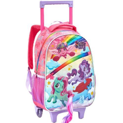MOCHILA INFANTIL FEMININA COM RODAS SWEET PONY