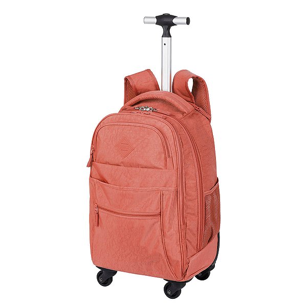 MOCHILA C/CARRINHO 4 RODAS ROLLING CRINKLE - APRIC