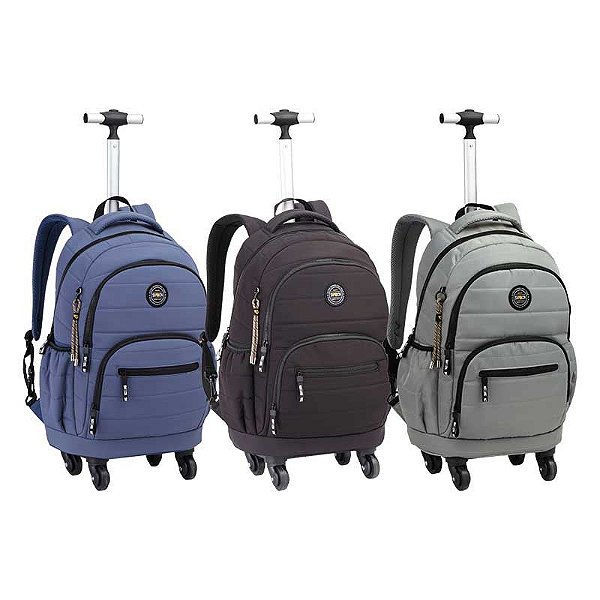 MOCHILA MASCULINA 19" COM RODAS