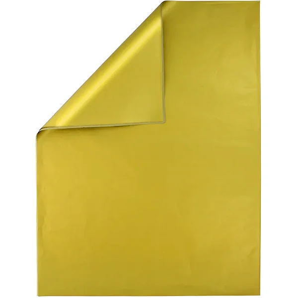 PAPEL SEDA 48X60CM OURO