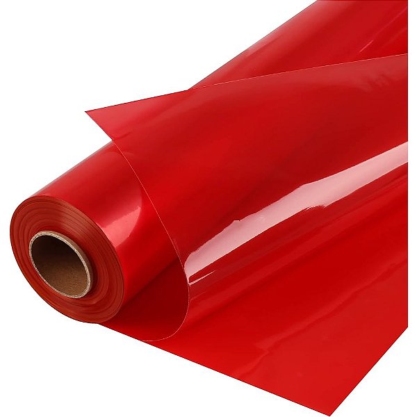 PAPEL CELOFANE 080X080CM VERMELHO