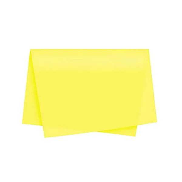PAPEL SEDA 48X60CM AMARELO
