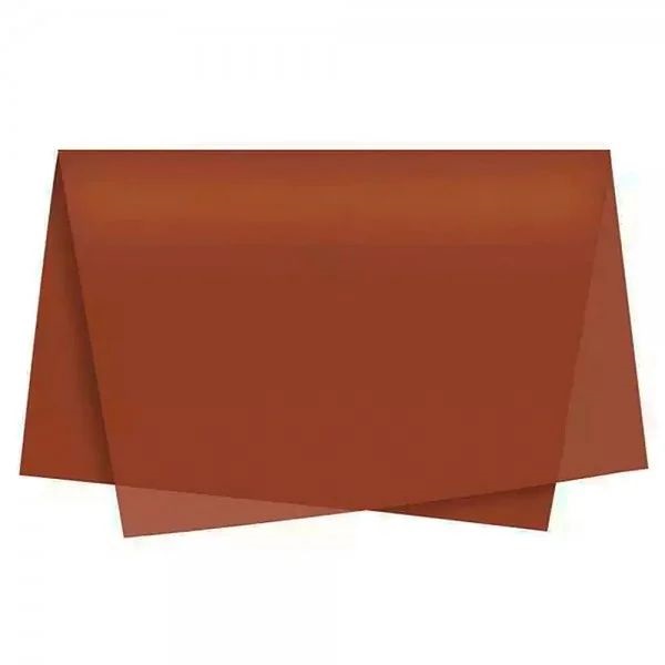 PAPEL SEDA 48X60CM MARROM