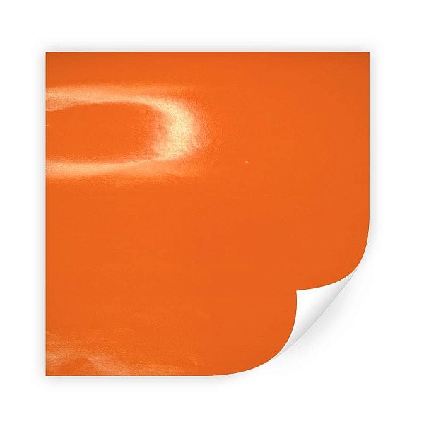 PAPEL DOBRADURA ESPELHO 50X60CM LARANJA