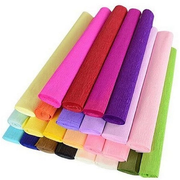 PAPEL CREPOM COMUM 48X200CM CORES