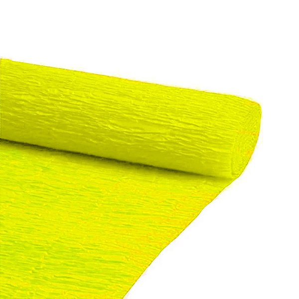 PAPEL CREPOM COMUM 48X200CM AMARELO