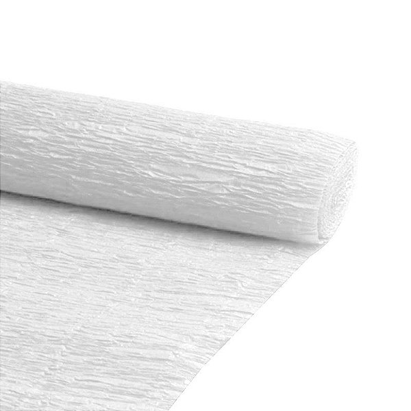 PAPEL CREPOM COMUM 48X200CM BRANCO