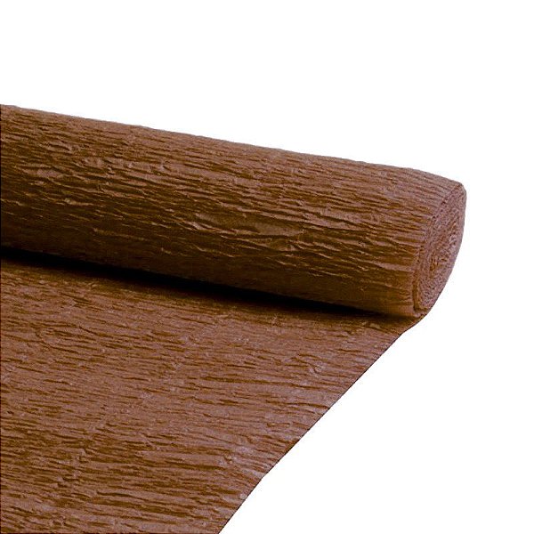 PAPEL CREPOM COMUM 48X200CM MARROM