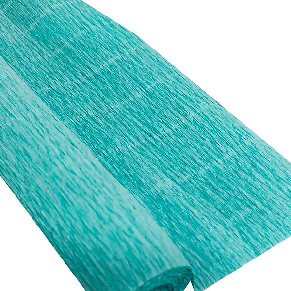 PAPEL CREPOM COMUM 48X20OCM CANDY COLOR AZUL CLARO