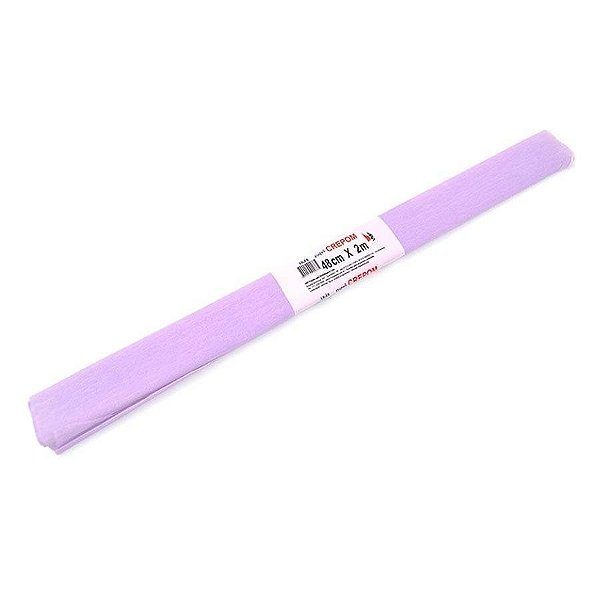 PAPEL CREPOM COMUM 48X20OCM CANDY COLOR LILAS