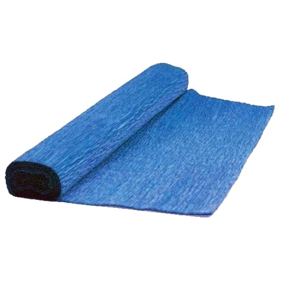 PAPEL SUPER CREPE 48X250CM AZUL CLARO