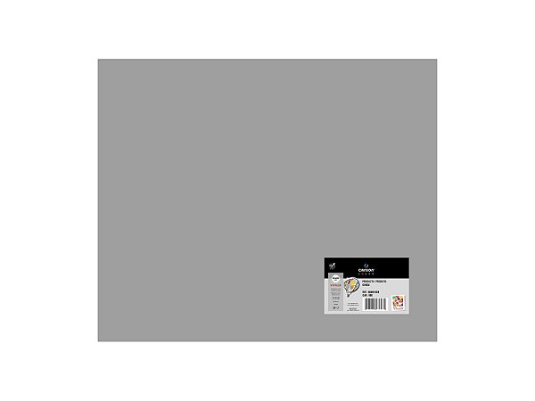 PAPEL COLOR PLUS 180G 50X65CM CINZA CLARO
