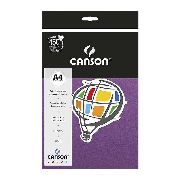 PAPEL COLOR PLUS 180G 50X65CM VIOLETA