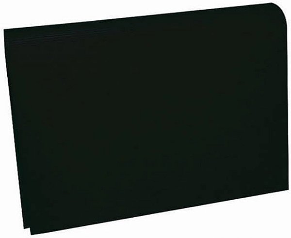 PAPEL MICROONDULADO 50X80CM PRETO
