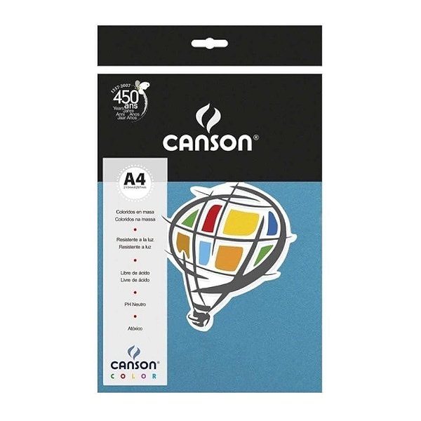 PAPEL COLOR PLUS 120G 50X65CM  AZUL ROYAL