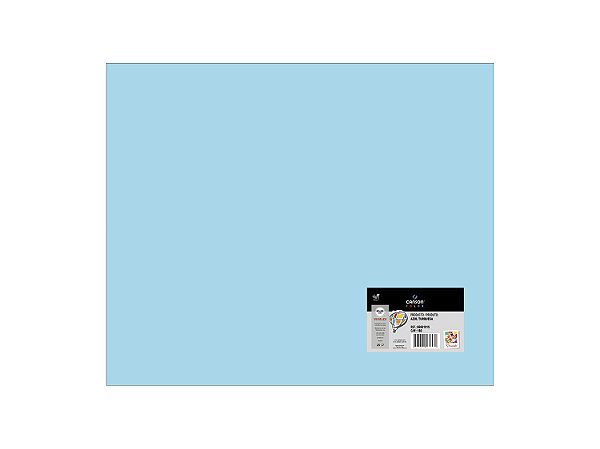 PAPEL COLOR PLUS 180G 50X65CM AZUL TURQUESA