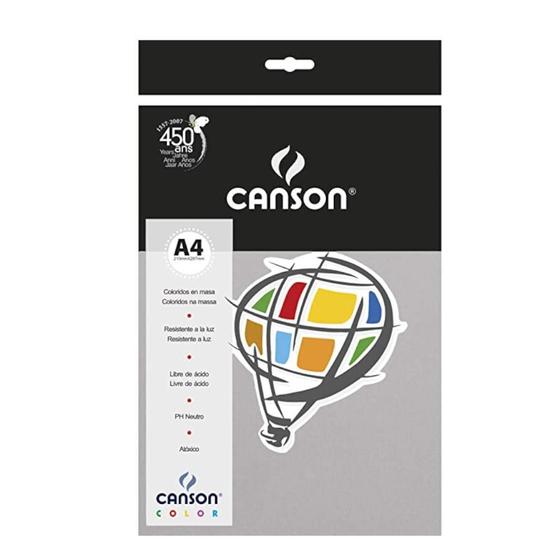 PAPEL COLOR PLUS 120G 50X65CM  CINZA ESCURO