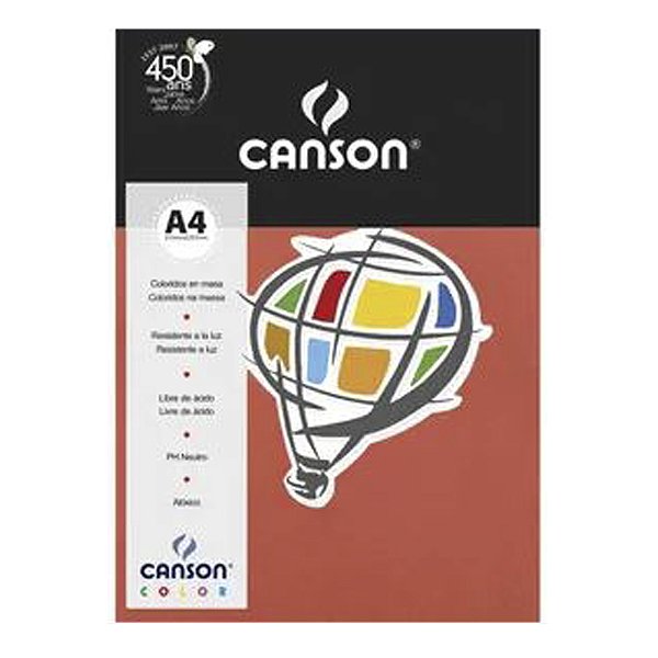 PAPEL COLOR PLUS 180G 50X65CM CORAL