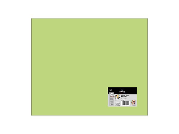 PAPEL COLOR PLUS 180G 50X65CM VERDE CLARO