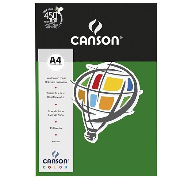 PAPEL COLOR PLUS 120G 50X65CM  VERDE ESCURO