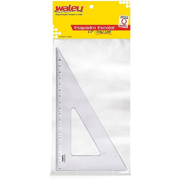 ESQUADRO PLASTICO 21X60 GRAUS