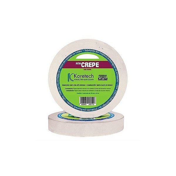 FITA CREPE 18MMX45M USO GERAL 3057