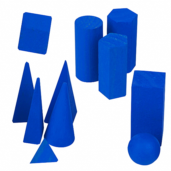 SOLIDOS GEOMETRICOS MADERIA 11PCS