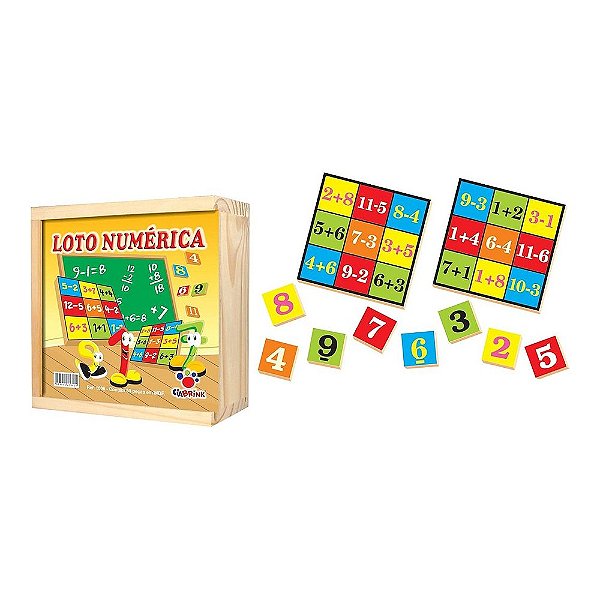 LOTO NUMERICA COM 50 PECAS CIABRINK