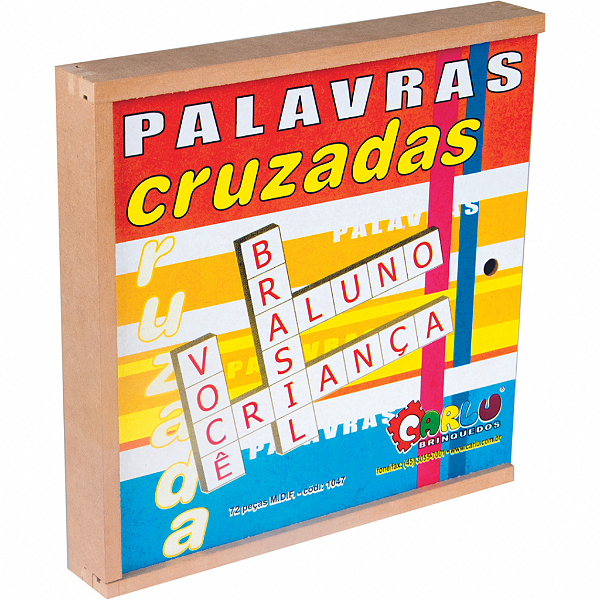 PALAVRAS CRUZADAS 72 PCS MDF