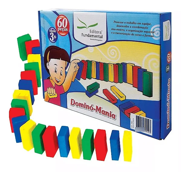 DOMINO MANIA MDF 60PCS
