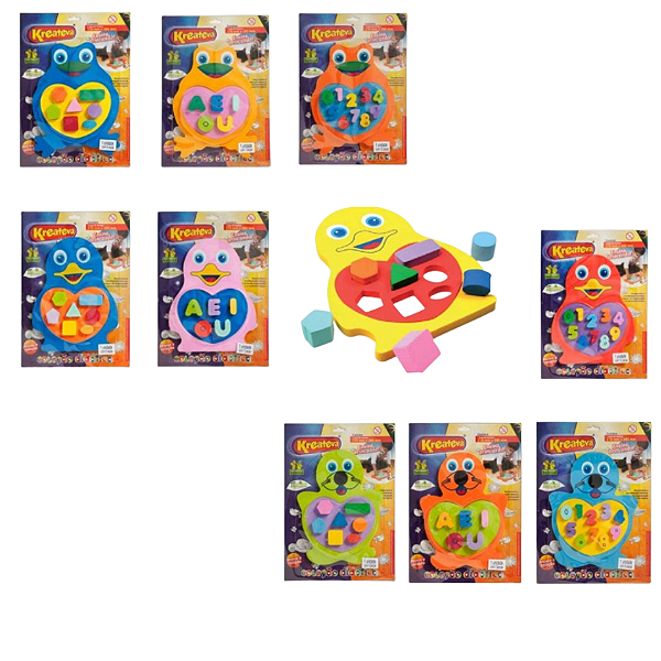 BRINQUEDO EVA ENCAIXE DIVERSOS