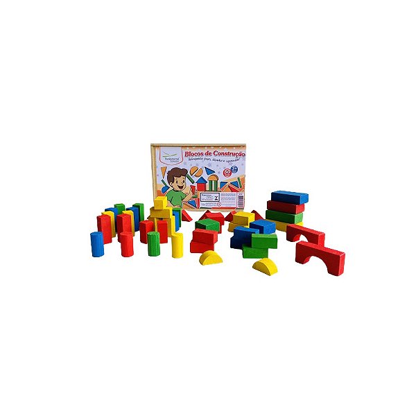 BLOCOS CONSTRUCAO MDF 050 PECAS