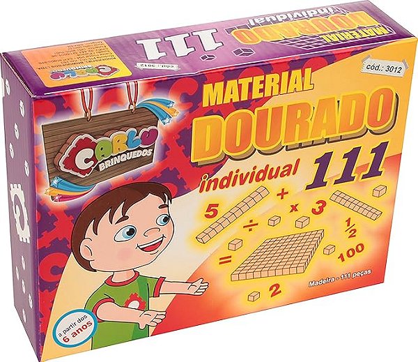 MATERIAL DOURADO DO ALUNO 111PCS MDF