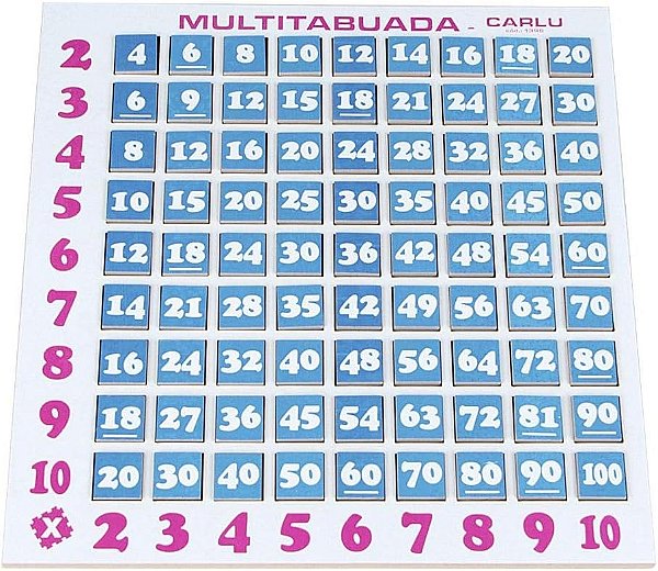 MULTI TABUADA EM MDF